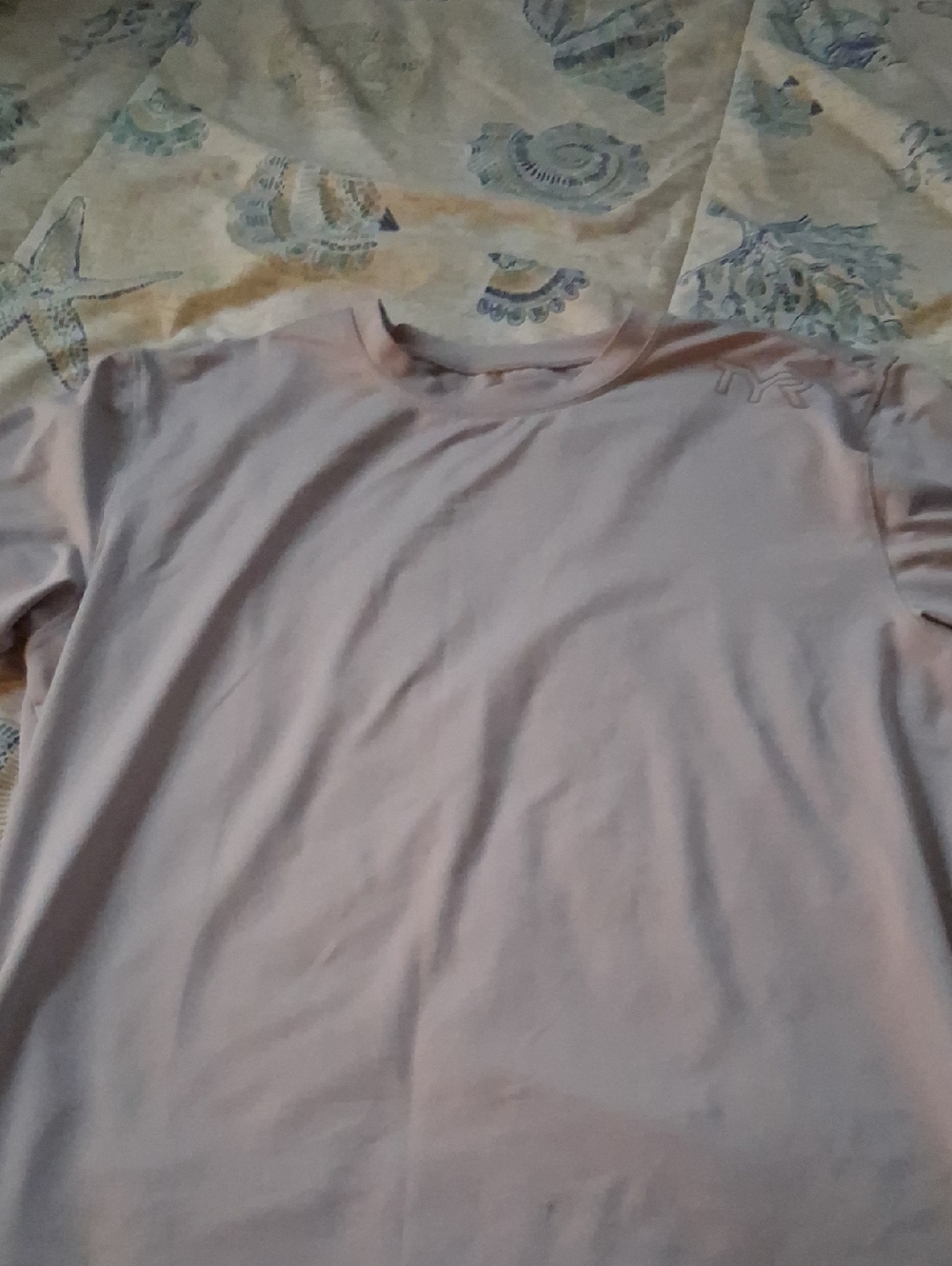 TYR Light Gray Athletic Tee